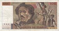 France 100 Francs Delacroix, H.157, Fayette:69BIS.02B, KM:154e -