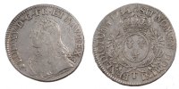 France Ecu Coin, Louis XV, Écu aux branches d'olivier, Nantes -