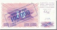 Bosnia - Herzegovina 100,000 Dinara Banknote, Undated, KM:34a -