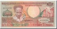 Surinam 500 Gulden Banknote, 1988-01-09, KM:135b -