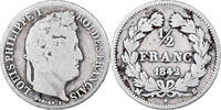 France 1/2 Franc Louis-Philippe, Rouen, Silver, KM:741.2 -