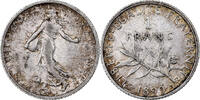 France Franc Semeuse, Paris, Silver, KM:844.1 -