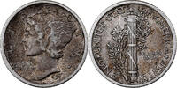 United States Dime Mercury Dime, U.S. Mint, Silver, KM:140 -