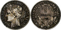 France Franc Cérès, Paris, Silver, KM:822.1 -