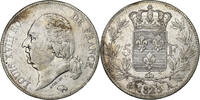 France 5 Francs Louis XVIII, Louis XVIII, Paris, Silver -