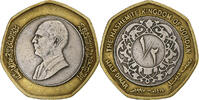 Jordan 1/2 Dinar Hussein, Bi-Metallic, KM:63 -