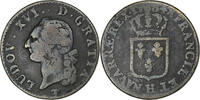 France Sol Louis XVI, Sol ou sou, La Rochelle, Copper -