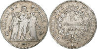 France 5 Francs Union et Force, Bayonne, Silver, KM:639.6 -
