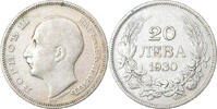 Bulgaria 20 Leva Budapest, Silver, KM:41 -