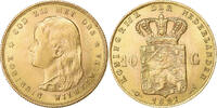 Netherlands 10 Gulden Wilhelmina I, Utrecht, Gold, KM:118 -