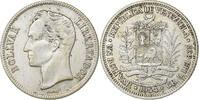 Venezuela Bolivar Philadelphia, Silver, KM:37 -
