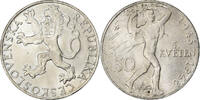 Czechoslovakia 50 Korun Silver, KM:25 -