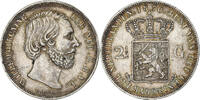 Netherlands 2-1/2 Gulden William III, Utrecht, Silver, KM:82 -