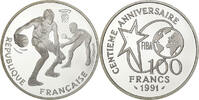 France 100 Francs Paris, Silver, KM:991 -