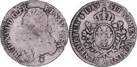 France Ecu Louis XVI, Écu aux branches d'olivier, Paris, FAUX, Silver -