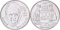 France 100 Francs André Malraux, Paris, Silver, KM:1188 -