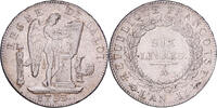 France 6 Livres 1793 / AN II A &Eacute;cu de 6 livres fran&ccedil;oise, Paris, Silver ... 865.70 US$  +  28.86 US$ shipping