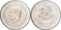 Mexico 5 Pesos 1952 Mexico City Mexico City, Silver, KM:467 VZ 80.80 US$  +  28.86 US$ shipping