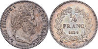 France 1/4 Franc 1836 B Louis-Philippe, Rouen, Silver, KM:740.2 VZ 230.85 US$  +  28.86 US$ shipping