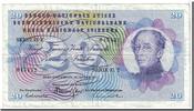 Switzerland 20 Franken Banknote, 1972-01-24, KM:46t -