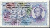 Switzerland 20 Franken Banknote, 1970-01-05, KM:46r -