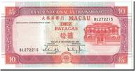 Macau 10 Patacas Banknote, Undated, KM:77 -
