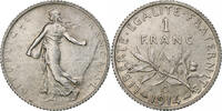 France 1 Franc Semeuse, Castelsarrasin, Silver, Gadoury:467 -