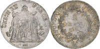France 5 Francs Union et Force, Bayonne, Silver -