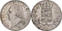 France 5 Francs Louis XVIII, Lille, Silver, Gadoury:614 -