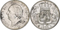 France 5 Francs Louis XVIII, Paris, Silver, Gadoury:614 -