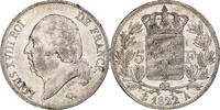 France 5 Francs Louis XVIII, Paris, Silver, Gadoury:614 -