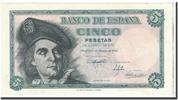 Spain 5 Pesetas Banknote, 1948-03-05, KM:136a -