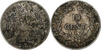 FRENCH INDO-CHINA 10 Cents Paris, Silver, KM:16.1 -