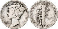 United States Dime Mercury Dime, Philadelphia, Silver, KM:140 -