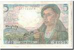 France 5 Francs Banknote, 1943-08-05, Fayette:5.3, KM:98a -