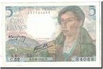 France 5 Francs Banknote, 1943-08-05, Fayette:5.3, KM:98a -