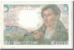 France 5 Francs Banknote, 1943-08-05, Fayette:5.3, KM:98a -