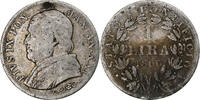 Vatican Lira Pius IX, Rome, Silver, KM:1377.2 -