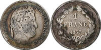 France Franc Louis-Philippe, Paris, Silver, KM:748.1 -