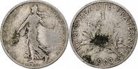 France Franc Semeuse, Paris, Silver, Gadoury:467, KM:844.1 -