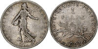 France Franc Semeuse, Paris, Silver, Gadoury:467, KM:844.1 -