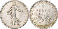 France Franc Semeuse, Paris, Silver, Gadoury:467, KM:844.1 -
