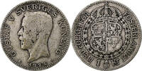 Sweden Krona Gustaf V, Silver, KM:786.1 -