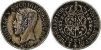 Sweden Krona Gustaf V, Silver, KM:786.2 -