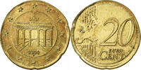 GERMANY - FEDERAL REPUBLIC 20 Euro Cent planchet error struck on 10 cent -