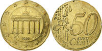 Federal Republic of Germany 50 Euro Cent GERMANY - FEDERAL REPUBLIC, error overstruck on 20 cent -