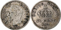 France 20 Centimes 1867 A Napoleon III, Paris, Silver, Gadoury:309 S 11.54 US$  +  28.86 US$ shipping