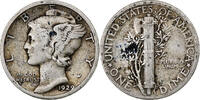 United States Dime Mercury Dime, Philadelphia, Silver, KM:140 -