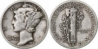 United States Dime Mercury Dime, Philadelphia, Silver, KM:140 -