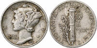United States Dime Mercury Dime, Philadelphia, Silver, KM:140 -
